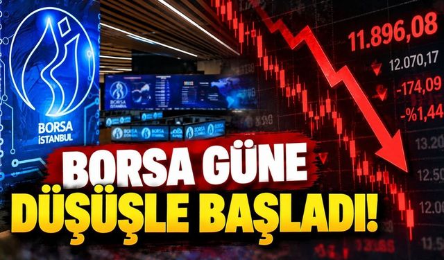 Borsa İstanbul'da sert düşüş! BIST 100 kritik seviyenin altına geriledi