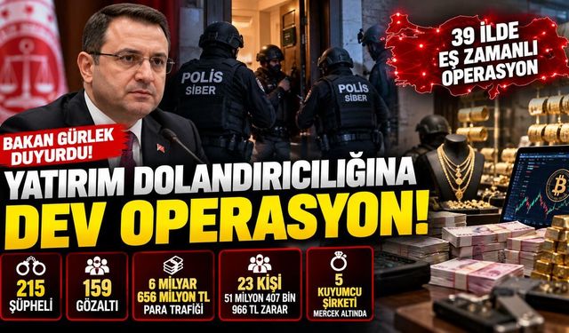 39 İlde Dev Dolandırıcılık Operasyonu!
