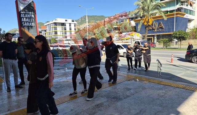 Alanya’da tefecilik ve şantaj operasyonunda 6 tutuklama