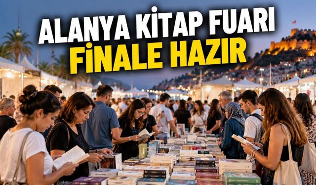 Alanya Kitap Fuarı'nda final öncesi yazar buluşmaları