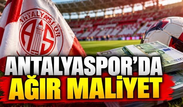 Antalyaspor’da oynamayan futbolcuların milyonluk maliyeti gündemde