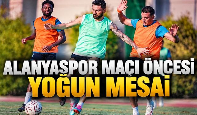 Erzurumspor FK, Alanyaspor maçı öncesi Belek'te hazırlıklarını sürdürüyor