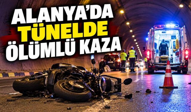 Alanya'da motosiklet kazası: 1 ölü, 1 yaralı