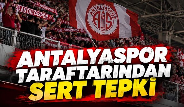 Antalyaspor'un Bolu galibiyeti sonrası 07 Gençlik'ten emniyete tepki