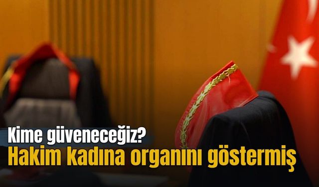 Kime güveneceğiz? Hakim kadına organını göstermiş