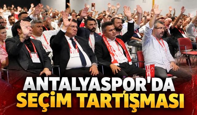 Antalyaspor'da Mustafa Ergün'ün ATSO adaylığı tartışma yarattı