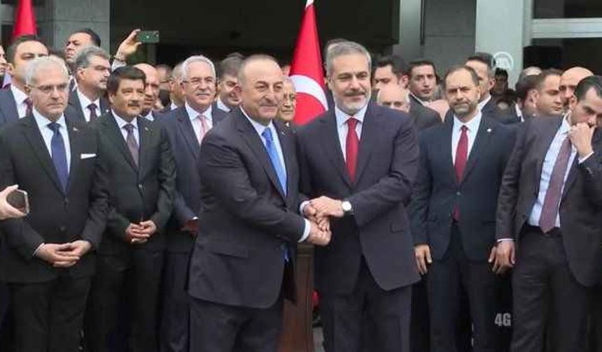 Hakan Fidan, Mevlüt Çavuşoğlu'ndan bakanlığı devraldı