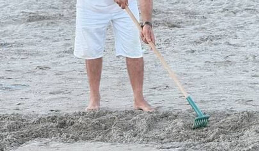 İranlı sanatçının kumdan portreleri Alanya’da ilgi gördü