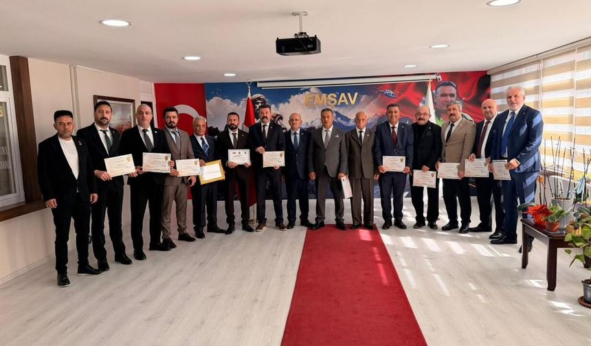 EMŞAV Alanya ilçe başkanlarının görev alanı genişletildi