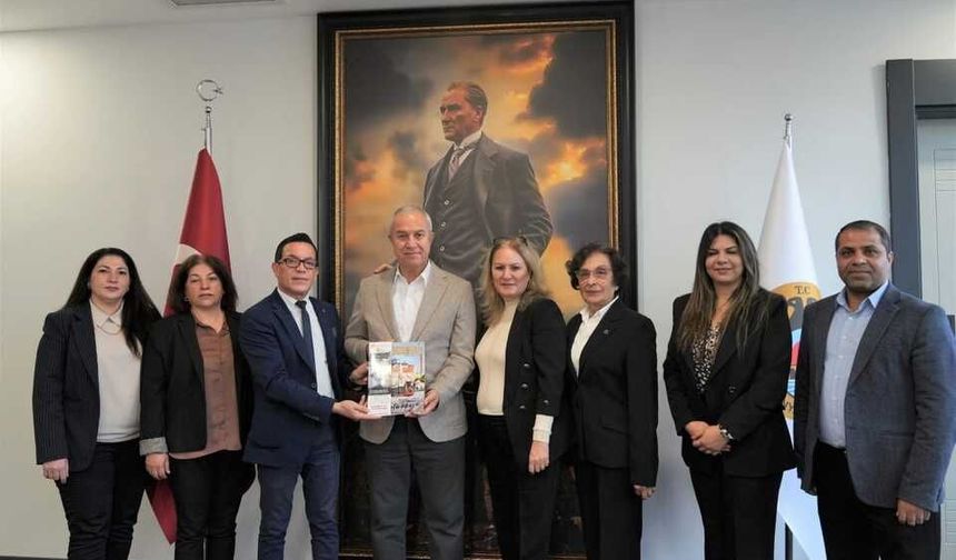 Başkan Özçelik'e turizm çalışanlarının sorunlarını ilettiler