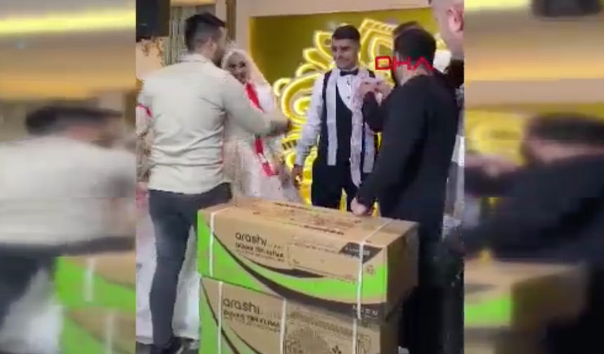 Gelin ve damada verdiği düğün hediyesi herkesi şaşırttı