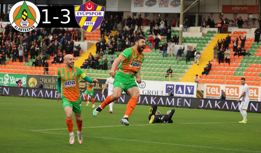 Alanyaspor'un tadı yok: 1-3