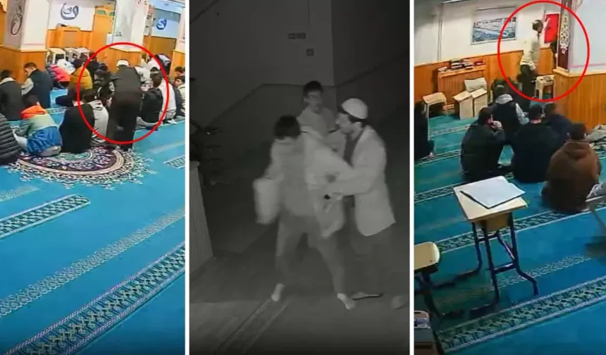 Kur'an kursunda çocuklara darp skandalı: Kamera o görüntüleri kaydetti!