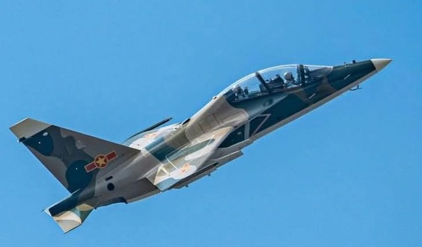 Askeri uçak düştü