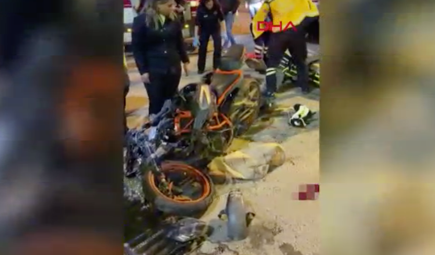 Antalya'da korkunç kaza: Minibüsün altında kalan motosikletli hayatını kaybetti