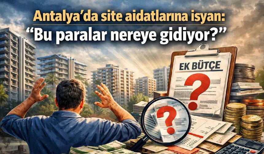 Antalya'da site aidatlarına isyan: 'Bu paralar nereye gidiyor?'
