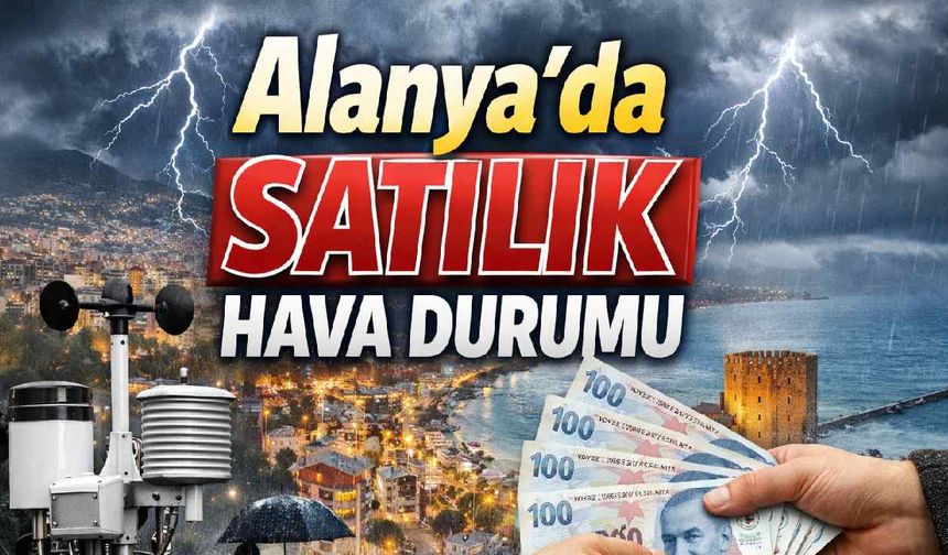 Alanya'da satılık hava durumu