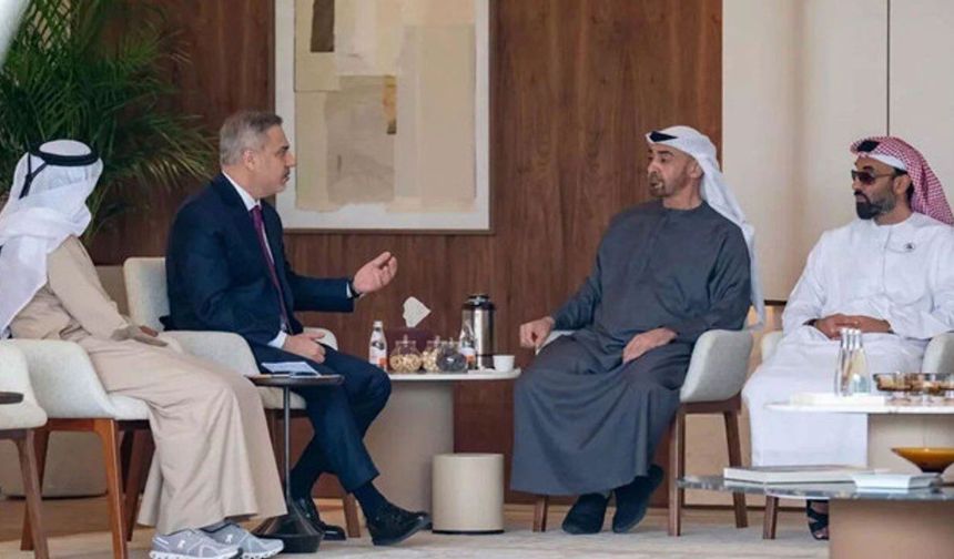 Fidan, BAE lideri Nahyan’la kritik görüşme yaptı