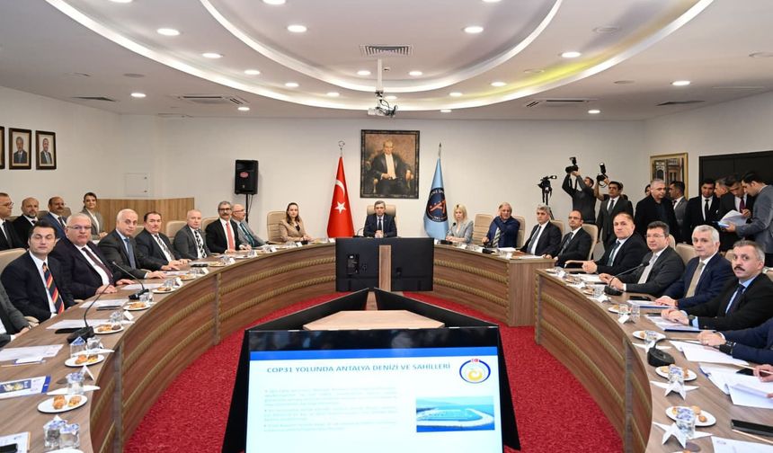 Mavi Akdeniz için ortak adım: Antalya’da kritik toplantı