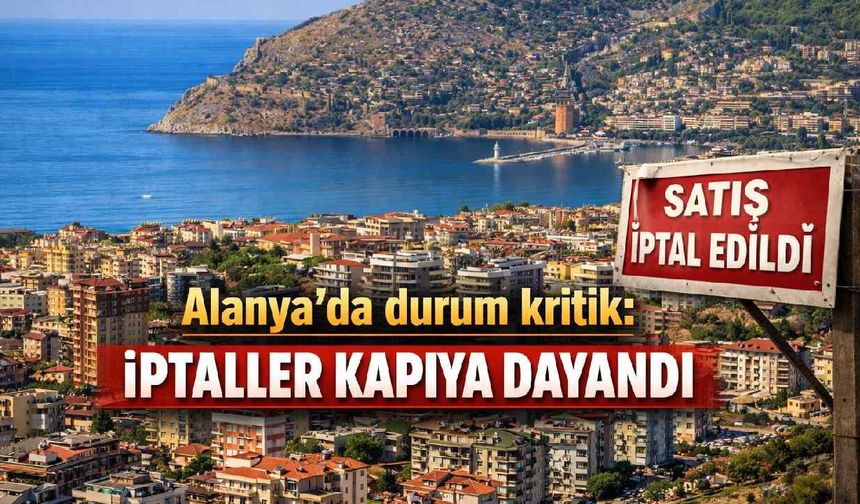 Alanya'da durum kritik: İptaller kapıya dayandı