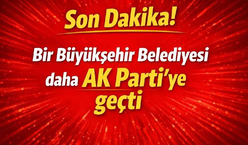 Son Dakika: Bursa’da kritik değişim! Büyükşehir yönetimi el değiştirdi