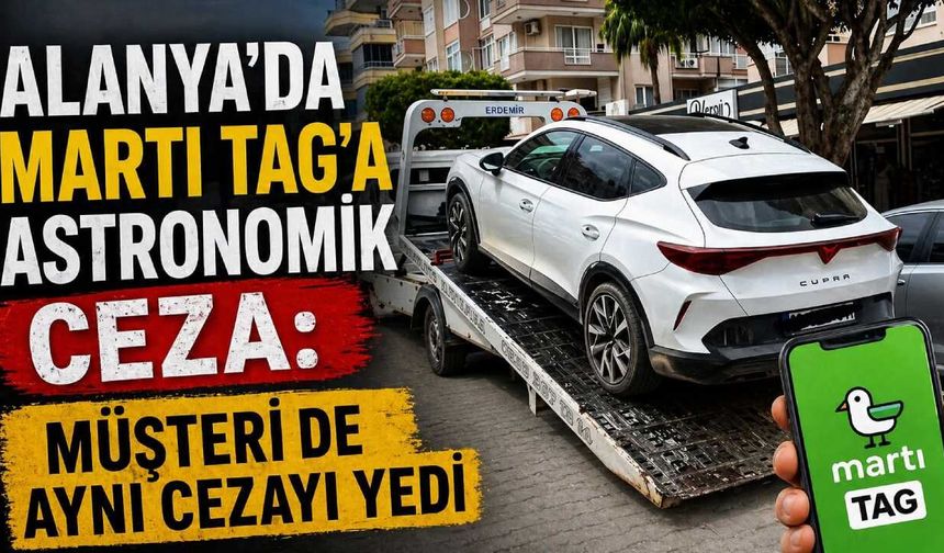 Alanya’da Martı TAG’a ağır ceza: Yolcu da cezadan kaçamadı