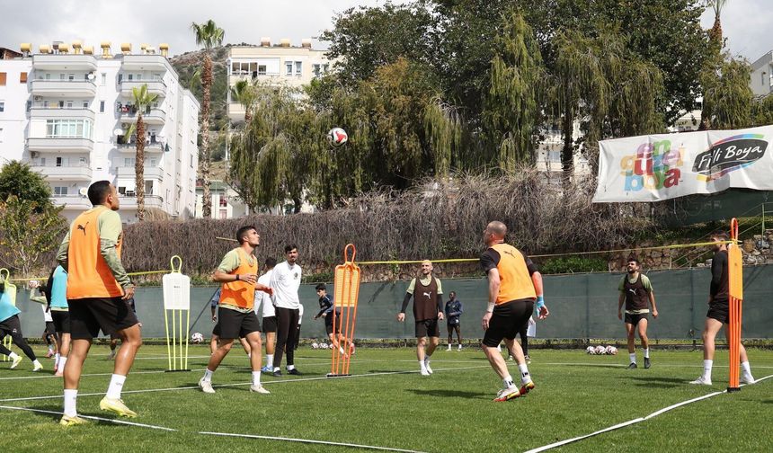 Alanyaspor’da Gaziantep FK mesaisi: Takımda moraller yüksek