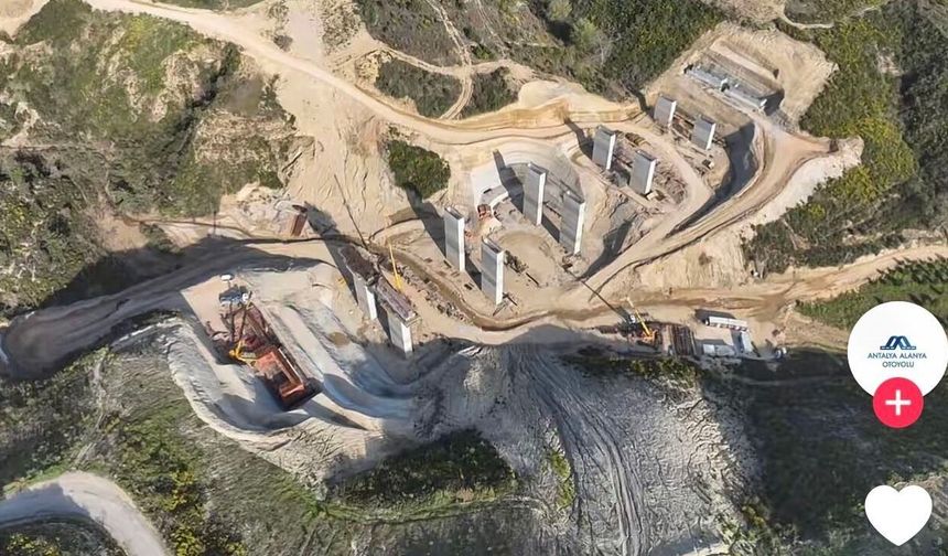 Antalya-Alanya otoyolunda seyahat 1,5 saate inecek