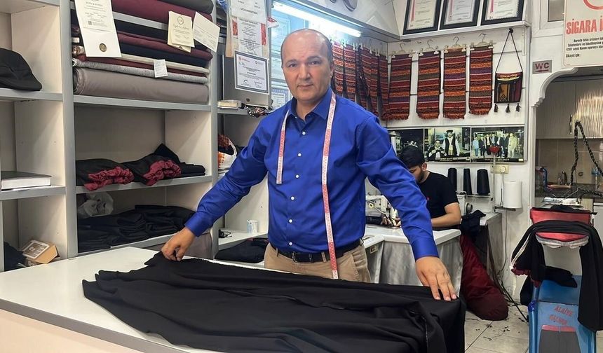 Geleneksel Alanya şalvarı tam takım 8 bin liradan satılıyor
