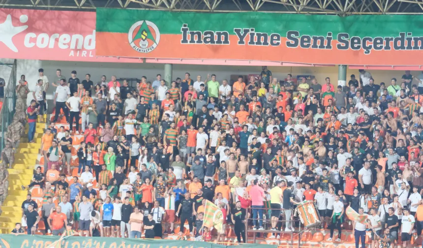 Alanyaspor Süper Lig’de seyirci ortalamasında 14’üncü sırada