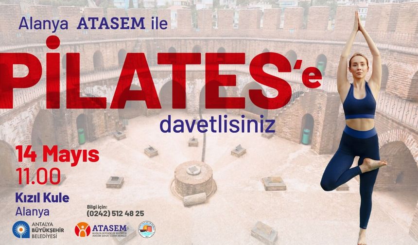 Kızılkule’nin 800’üncü yılında pilates buluşması