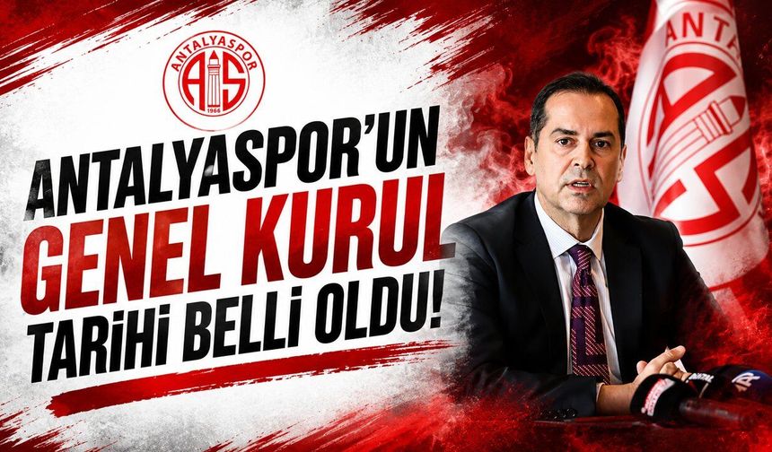 Antalyaspor 19 Haziran'da olağanüstü seçime gidiyor