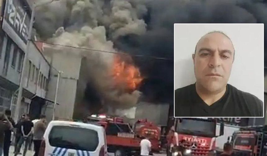 Fabrika yangınında itfaiye eri Mehmet Tekeli şehit oldu