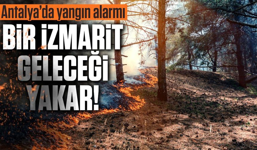 Antalya Tarım Müdürlüğü'nden kritik yangın uyarısı