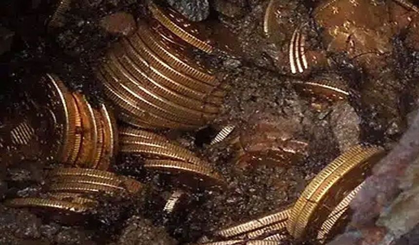 Bahçede yürürken 10 milyon dolarlık altın hazinesi buldular
