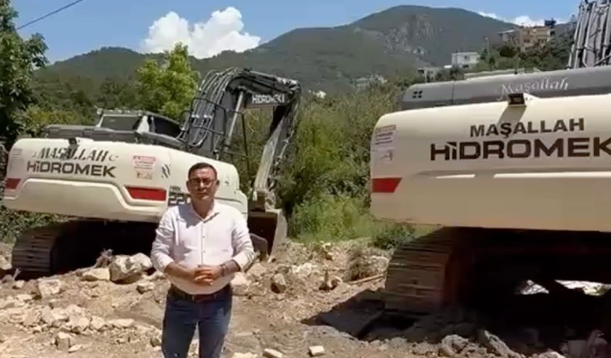 Kestel’de sulama hattı yenileniyor
