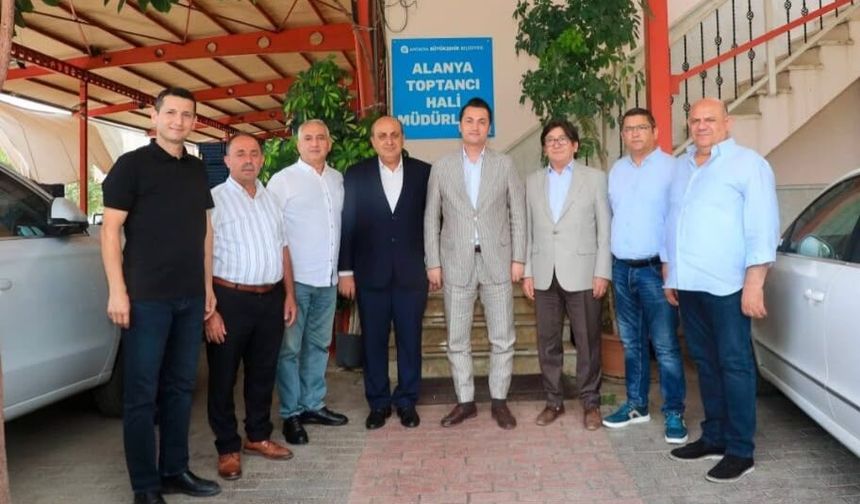 Kaymakam Öztürk’ten Alanya Hali’ne ziyaret