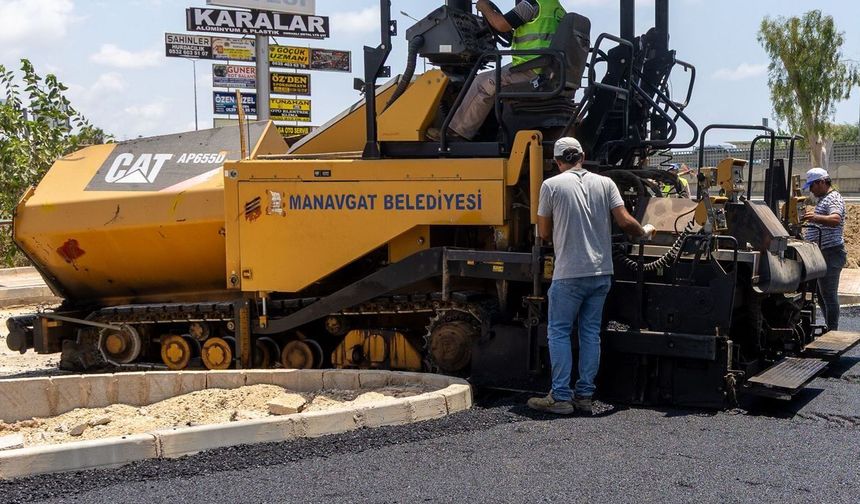 Manavgat D-400 karayolunda yeni bağlantı yolu açılıyor