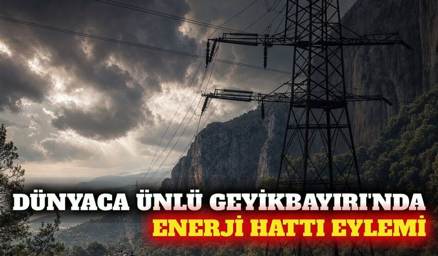 Konyaaltı'nda enerji hattı güzergâhı için değişiklik çağrısı