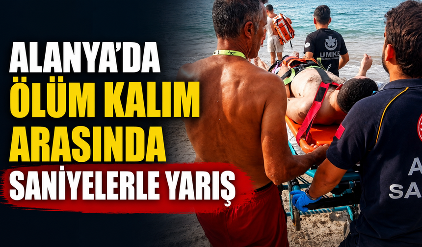 Alanya'da ölüm kalım arasında saniyelerle yarış