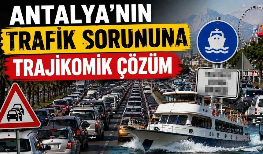 Antalya trafiğine deniz ulaşımı önerisi: ATSO'dan dikkat çeken çıkış
