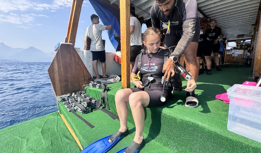 Antalya’nın su altı hazineleri turizmin yeni gözdesi oldu