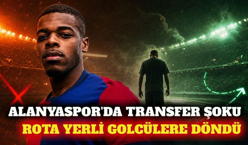 Alanyaspor'un forvet transferinde rota yerli isimlere döndü