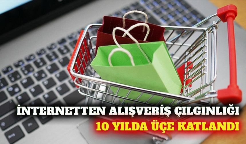 Türkiye'de e-ticaret kullanımı on yılda üçe katlandı