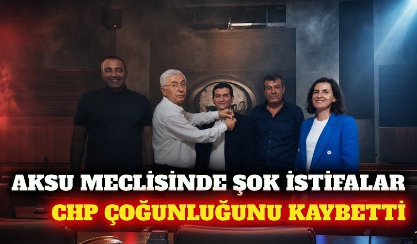Aksu'da meclis dengeleri değişti: 7 üye Yeni Parti'ye geçti