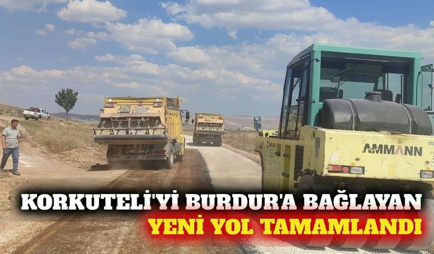 Korkuteli'deki Osmankalfalar-Dengere yolunda asfalt bitti