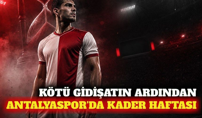 Antalyaspor 5 günde iki kritik maça çıkacak