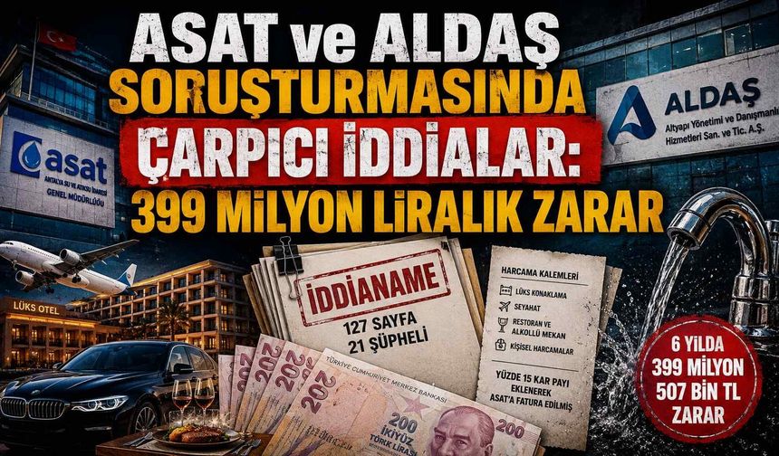 ASAT ve ALDAŞ soruşturmasında çarpıcı iddialar: 399 milyon liralık zarar