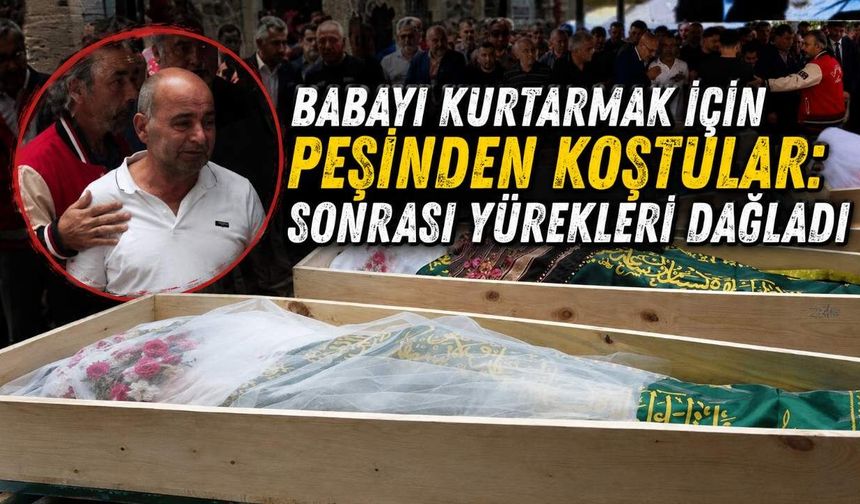 Giresun'daki sel faciasında anne ve iki kızı toprağa verildi