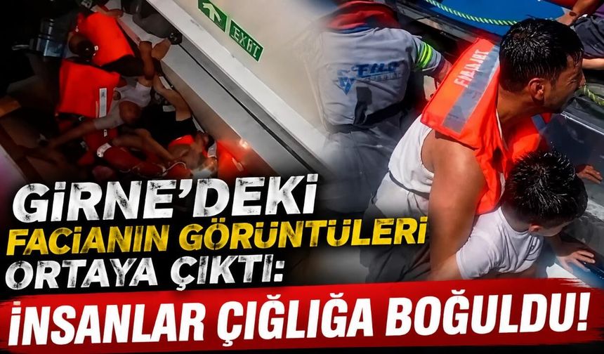 Girne'deki facianın görüntüleri ortaya çıktı: İnsanlar çığlığa boğuldu!